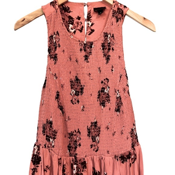 Torrid Coral Floral Print Midi Dress Size 2 - Picture 4 of 7